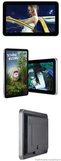 深圳銘薪壁掛網絡廣告機 融合wifi與3G，開啟數字標牌新紀元